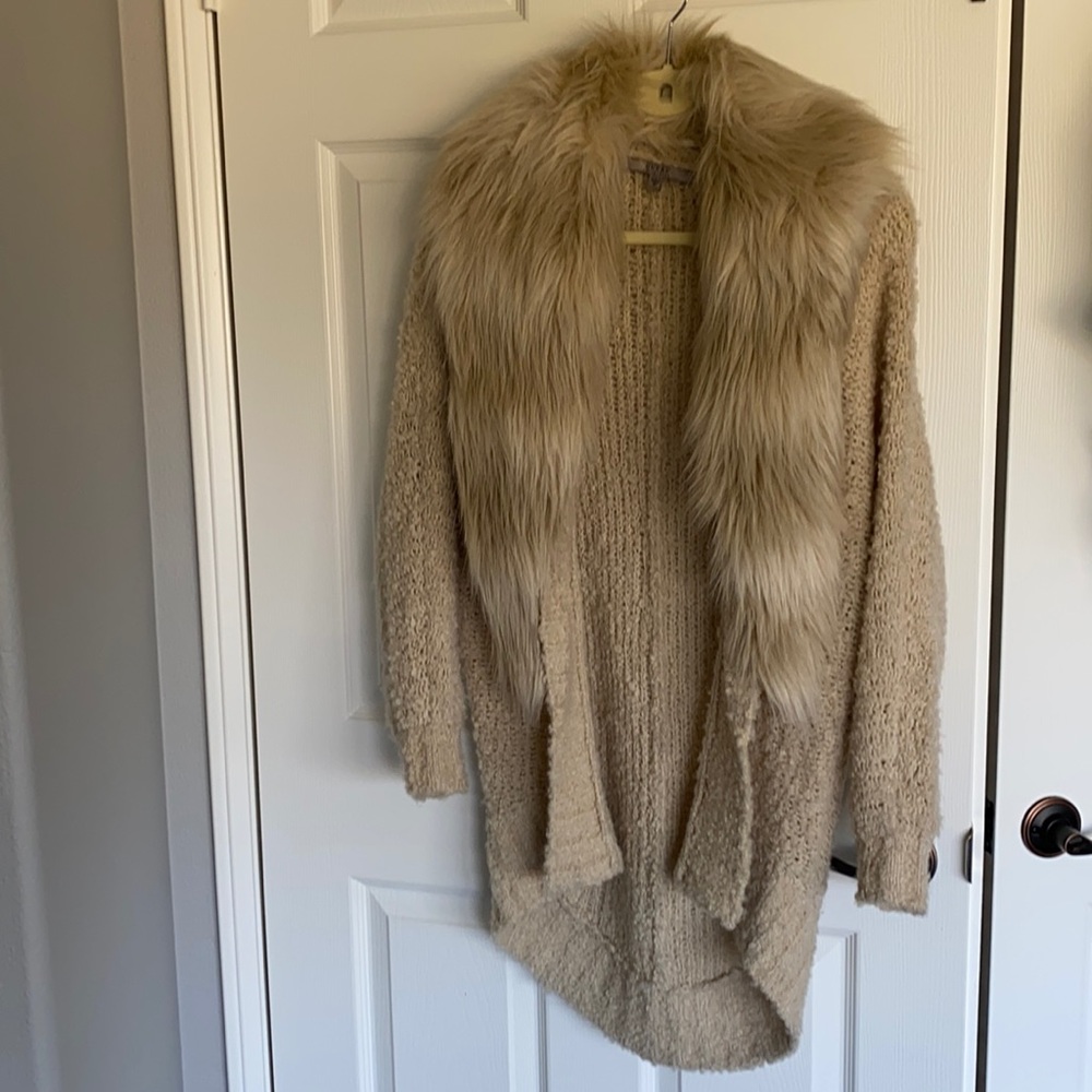 SOLD Guess light beige cardigans